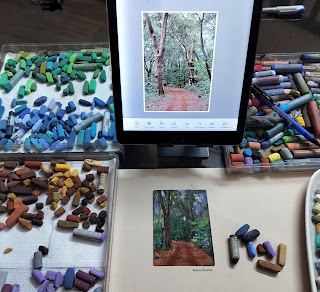 Soft pastel study on Sennelier La Carta pastel card