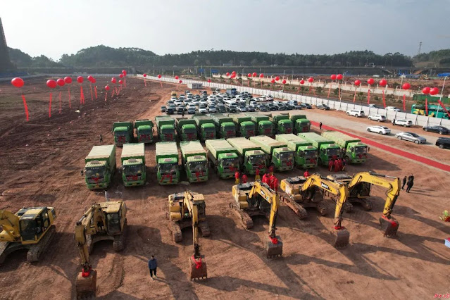 On December 22, 2023, the Haobo Window Control Intelligent System Industrial Park project officially started. Photo by Liu Chunlin, reporter from Zhaoqing Media Center