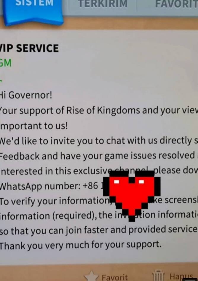 rise of kingdoms vip chat customer service