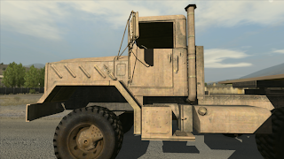 ArmA2 戦車運搬車 M1070 トラックトレーラーアドオンの開発中画像がリリース