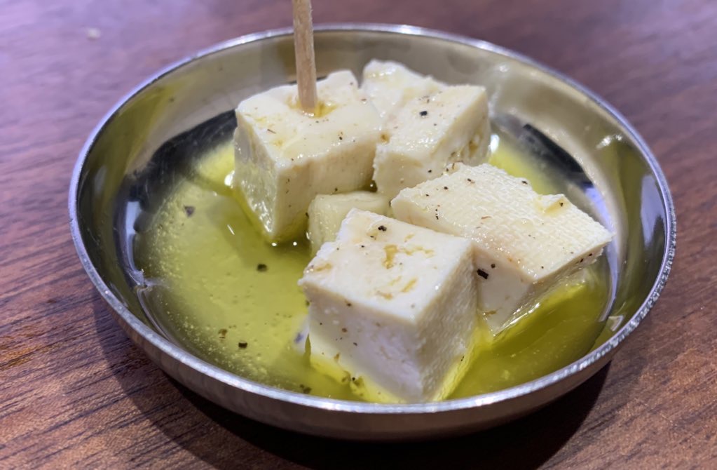 自家製の豆腐チーズ