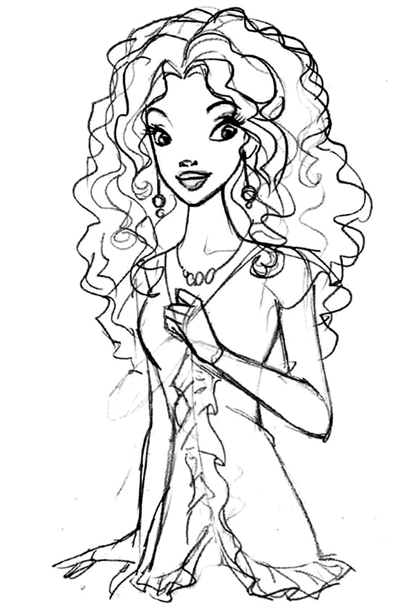 Download BARBIE COLORING PAGES: BLACK - OR ETHNIC - BARBIE COLORING SHEET