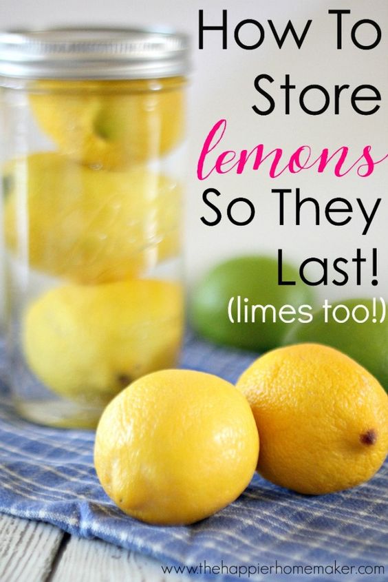 How to Keep Lemons fresh