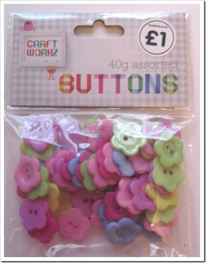 The Works Flower Buttons Childrens Crafts