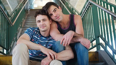 James Franco and Zachary Quinto in Michael