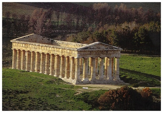 Doric Temple of Segesta Kuil Yunani