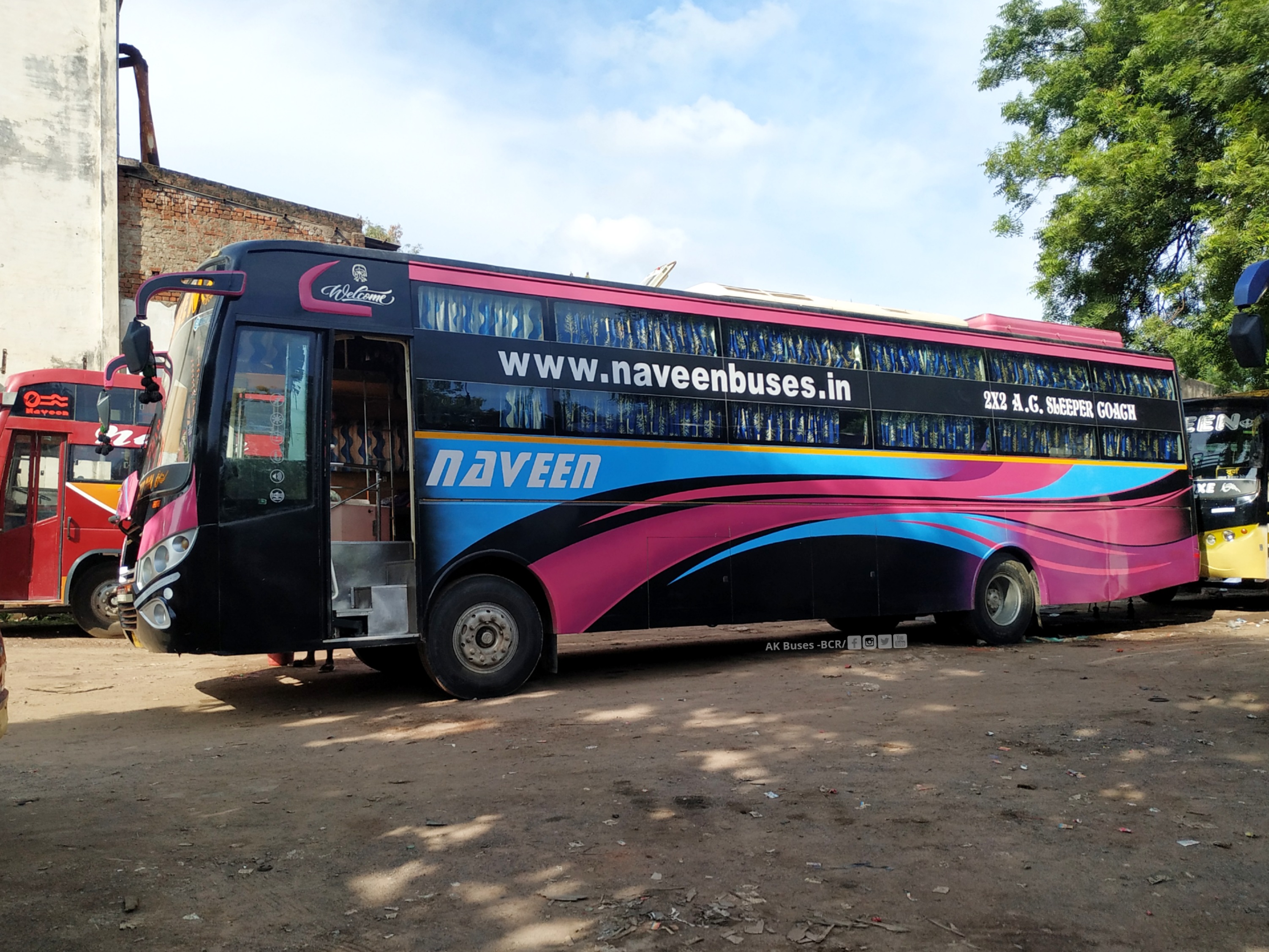 Naveen Travels Sleeper Bus