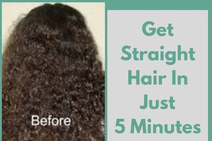 Home Remedy To Get Straight Hair In Just 5 Minutes