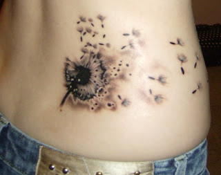 Dandelion Tattoo on Foot