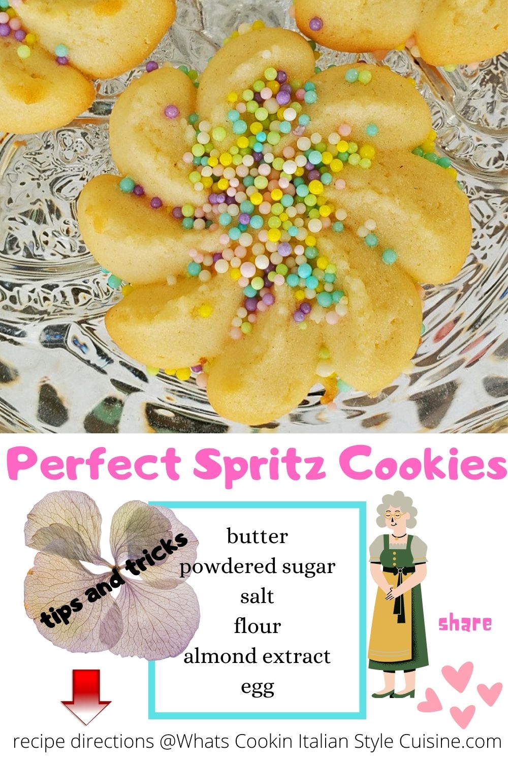 pin for later spritz cookie recipe