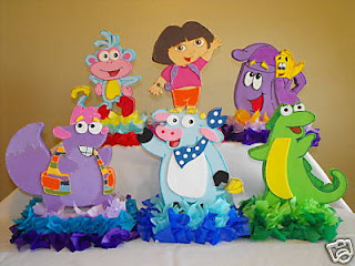 Children's Parties Decoration Dora the Explorer, centerpieces