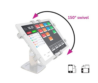 POS進銷存系統專用通用型平板電腦防盜架 （POS款）,平板電腦防盜架