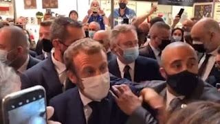 Emmanuel Macron Bayan yasha mari ansake jifansa yau duba yadda abun ya faru