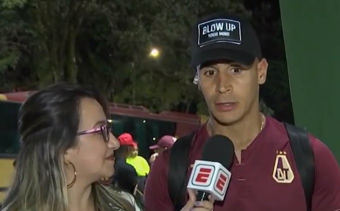 Por fin habló Daniel Cataño: se sorprendió tras suplencia con DEPORTES TOLIMA en el partido con Flamengo...¡Creyó que iba a ser titular!
