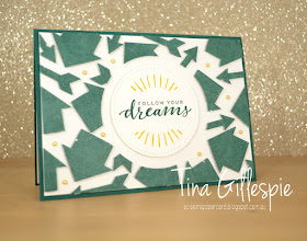 scissorspapercard, Stampin' Up!, Art With Heart, Colour Creations, Follow Your Dreams, Here Comes The Sun, Classic Garage DSP, Arrow Punch, Floating Frames