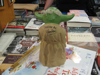 "Weird Al" Yankovic, Yoda, puppet, Star Wars, autographed