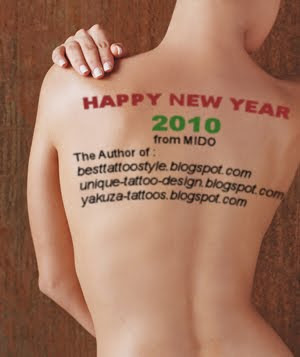 Happy New Year Tattoo