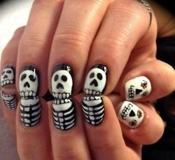 halloween nail art design ideas