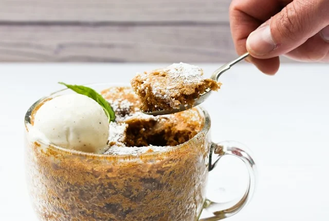 Gingerbread Mug Cake