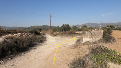 Ruta Castellera, El Vendrell a La Bisbal, Camí de l'Albonar a La Bisbal del Penedès