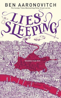 book cover of fantasy police procedural Lies Sleeping by Ben Aaronovitch