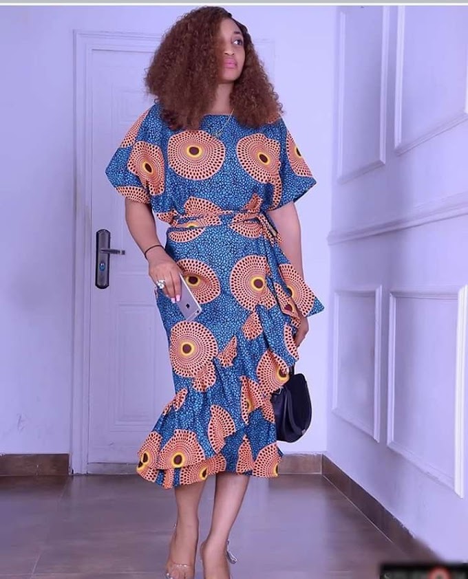 Inspection Ankara gown