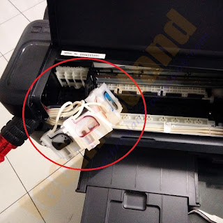 Cara Membongkar Catridge Printer Epson L110, L300, L310 tanpa membuka casing