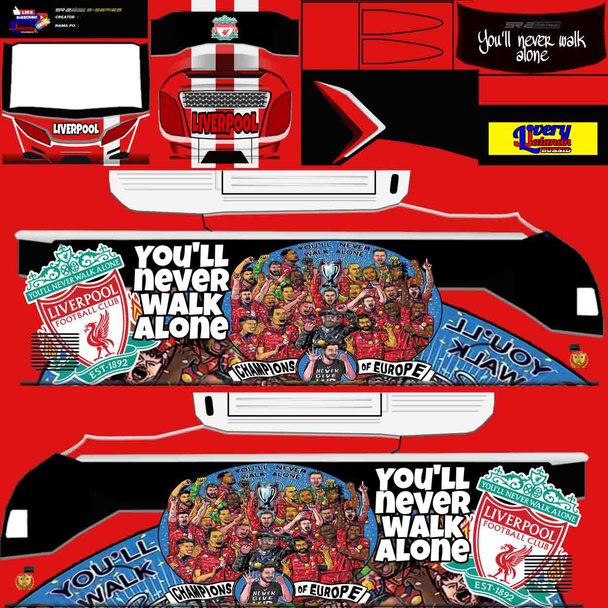 livery bussid liverpool jernih