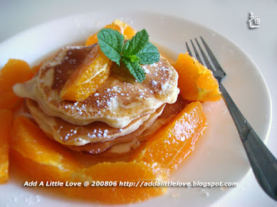 Lovely Orange Pancakes