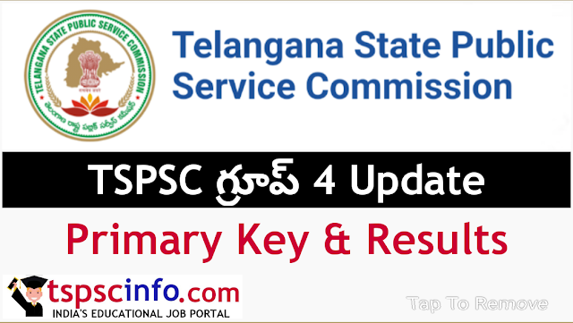 TSPSC Group 4 Result 2023 Updates and Cut of Marks