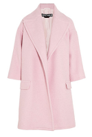 Rochas, Oversized Coat, Pink, AW2013, Pink wool coat, pink coat