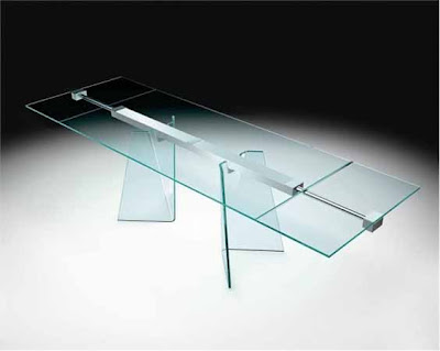 Modern Minimalist Glass Bedside Table