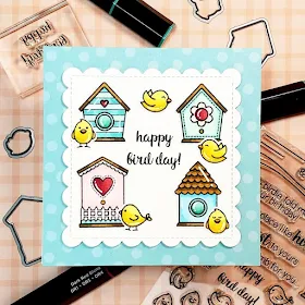 Sunny Studio Stamps: A Bird's Life Customer Card by Katy