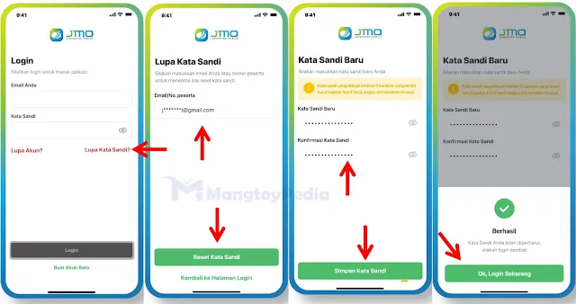 Lupa Password Akun JMO