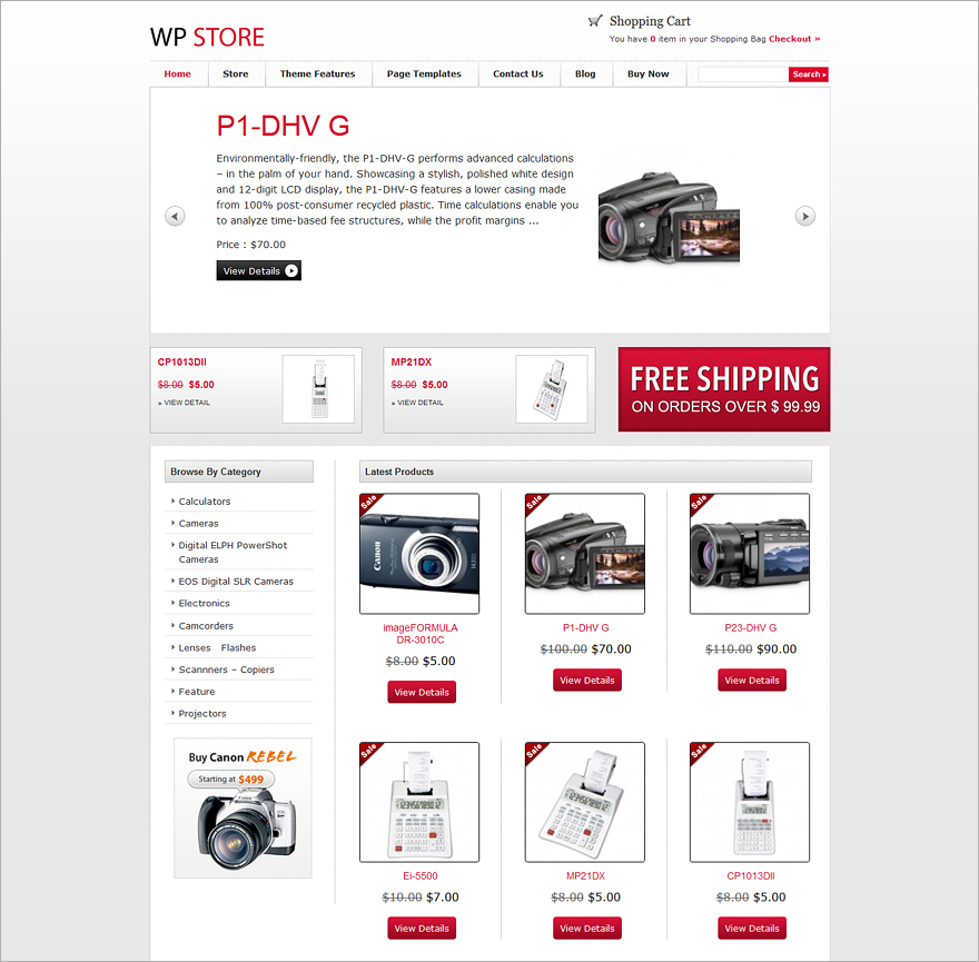 WP Store WordPress Theme