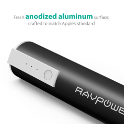 RAVPower Portable Charger 3350mAh External Battery Pack Power Bank (3rd Gen Luster Mini, iSmart Technology, Apple cables/adapters are not included)for Phones, Tablets and more