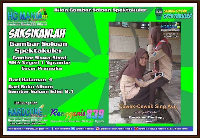 Iklan Gambar Soloan Spektakuler - Gambar Siswa-Siswi SMA Negeri 1 Ngrambe Cover Pramuka 4-9.1