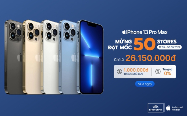 Dấu mốc 50 cửa hàng - ShopDunk giảm sâu <a href=