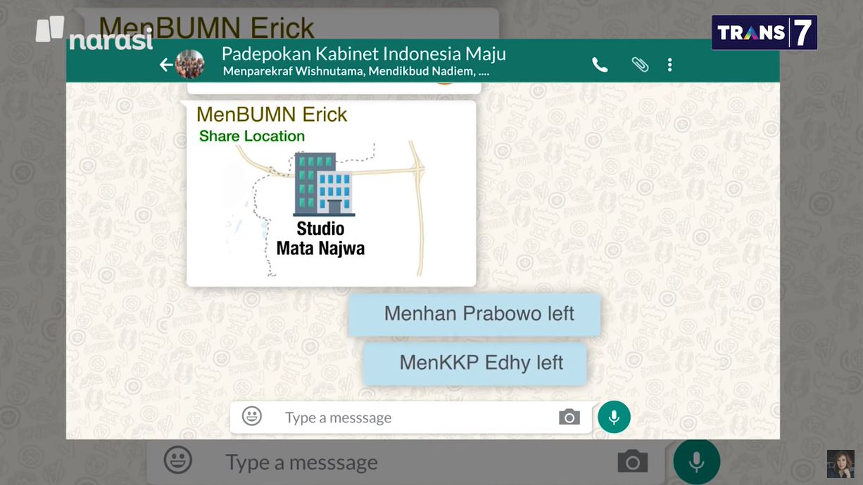 Chat Grup Wa Menteri Jokowi Bocor