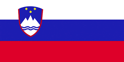 Bendera Negara Slovenia Anggota Uni Eropa (EU)