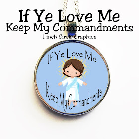 If Ye Love Me Keep My Commandments with this cute Jesus graphic perfect for your kids or the youth in your church. Graphic makes a great printable for a camp gift, young women birthday gift, or tie tac for the men in your life.