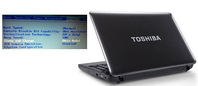 Memunculkan Kembali BIOS Notebook Toshiba Satellite