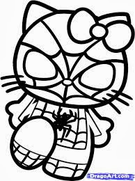 Hello Kitty Halloween Coloring Pages Printable 5