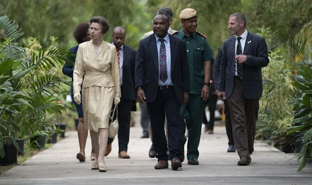 The Princess visited the Adventure Park Papua New Guinea and the National Museum and Art Gallery