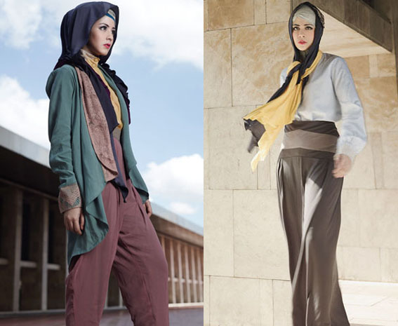 Baju Muslimah Vintage  Model  Terbaru gaun  muslimah 