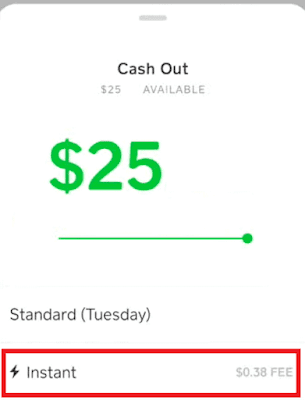 Adjust money and cash out on Cash app