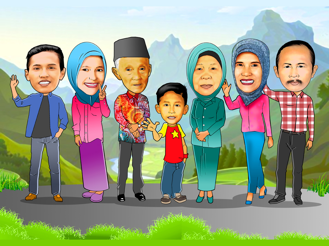 900 Gambar Foto Keluarga Besar Kartun HD Paling Keren Infobaru