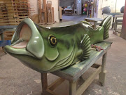 Bass Fish Design for Creative Arts Unlimited (fishpainted )