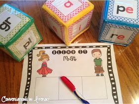 Blends and Digraphs Activities for centers and RTI