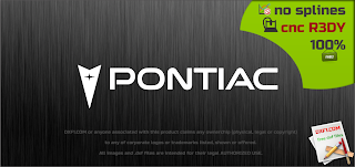 Pontiac logotype vector dxf for CNC free download